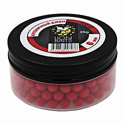 Бойлы плавающие Pop-Up LION BAITS Клубничный джем 6мм 25гр