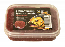 Пластилин насадочный LION BAITS Мотыль 250гр