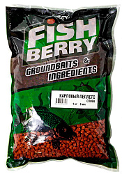 Пеллетс карповый FISHBERRY Слива 6мм 1кг