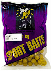 Бойлы тонущие LION BAITS серии СПОРТ Тигровый орех 20мм 1кг