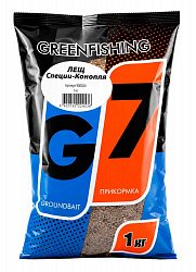 Прикормка GREENFISHING серии G-7 Лещ Специи-конопля 1кг