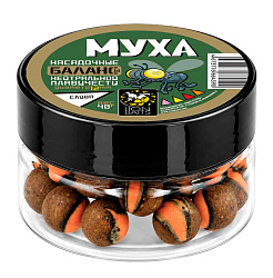 Бойлы насадочные Балансы Муха LION BAITS Слива 12мм 40гр