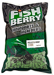 Пеллетс быстрорастворимый FISHBERRY конопляный 8мм 1кг