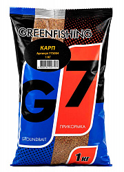 Прикормка GREENFISHING серии G-7 Карп 1кг