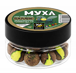 Бойлы насадочные Балансы Муха LION BAITS Ананас 14мм 40гр