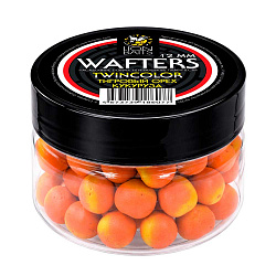 Бойлы нейтральной плавучести Wafters двухцветные LION BAITS Тигровый орех - Кукуруза 12мм