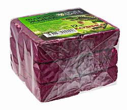 Флюро жмых просверленный LION BAITS Макуха клубника 12шт