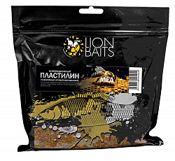 Инновационный пластилин рыболовный ароматизированный LION BAITS Мед 700гр