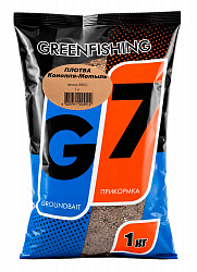 Прикормка GREENFISHING серии G-7 Плотва Конопля-мотыль 1кг