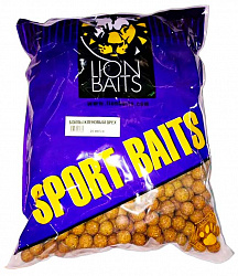 Бойлы тонущие LION BAITS серии СПОРТ Кленовый орех 20мм 5кг