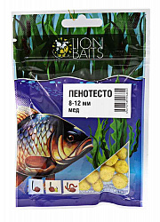 Пенотесто LION BAITS Мед 8-12мм 10гр
