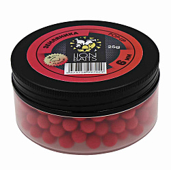 Бойлы плавающие Pop-Up LION BAITS Земляника 6мм 25гр