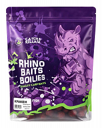 Бойлы тонущие RHINO BAITS Кракен 20мм 1кг