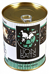 Зерновая смесь LION BAITS Конопля с чесноком 900мл