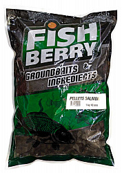 Пеллетс медленно растворимый FISHBERRY темный 10мм 1кг