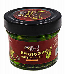 Кукуруза натуральная LION BAITS Ананас 110мл
