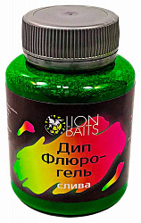 Дип Флюро-гель LION BAITS Слива 130мл