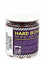 Насадочные вареные бойлы Хард RHINO BAITS Кракен 14мм 150гр