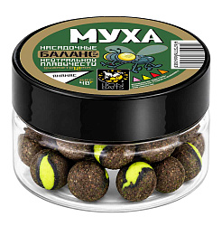 Бойлы насадочные Балансы Муха LION BAITS Ананас 12мм 40гр
