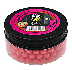 Бойлы плавающие Pop-Up LION BAITS Кальмар-клубника 6мм 25гр