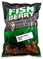 Пеллетс медленно растворимый FISHBERRY криль 14мм 1кг
