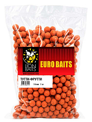 Бойлы тонущие LION BAITS серии ЕВРО Тутти-Фрутти 14мм 1кг