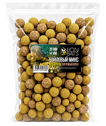 Бойловый микс LION BAITS Кукуруза-Тигровый орех 14-20мм 1кг