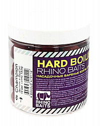 Насадочные вареные бойлы Хард RHINO BAITS Чемпион 14мм 150гр