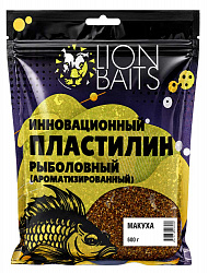 Инновационный пластилин рыболовный ароматизированный LION BAITS Макуха 600гр