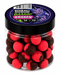 Бойлы насадочные Баланс RHINO BAITS Кракен 14мм 70гр