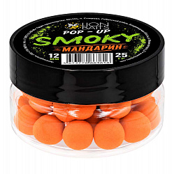 Бойлы плавающие Pop-Up Smoky LION BAITS Мандарин 12мм 25гр