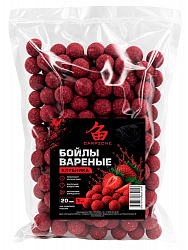 Бойлы тонущие CARPZONE Клубника 20мм 1кг 