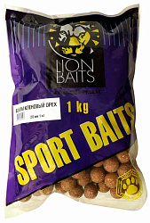 Бойлы тонущие LION BAITS серии СПОРТ Кленовый орех 20мм 1кг