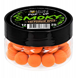 Бойлы плавающие Pop-Up Smoky LION BAITS Тигровый орех 12мм 25гр