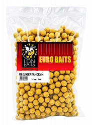 Бойлы тонущие LION BAITS серии ЕВРО Мед Юкатанский 14мм 1кг