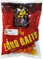 Бойлы тонущие LION BAITS серии ЕВРО Слива королевская 24мм 1кг