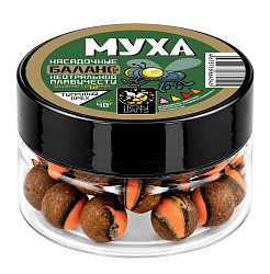 Бойлы насадочные Балансы Муха LION BAITS Тигровый орех 12мм 40гр