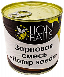 Зерновая смесь LION BAITS Конопля 430мл