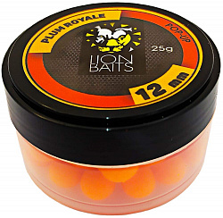 Бойлы плавающие Pop-Up LION BAITS Слива королевская 12мм 25гр